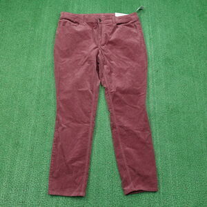 NWT CHRISTOPHER & BANK SLIM SHAPED FIT CORDUROY CHINO PANTS WOMENS SZ 14 AVERAGE
